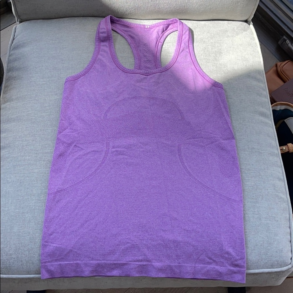 Lululemon swiftly tank size 6 purple